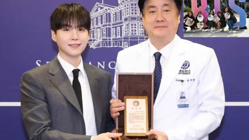 Suga miembro de BTS lanza una iniciativa para financiar un centro médico destinado a ayudar a niños autistas