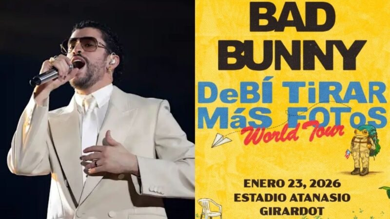 Todo lo que necesitas saber sobre los esperados conciertos de Bad Bunny en Medellín
