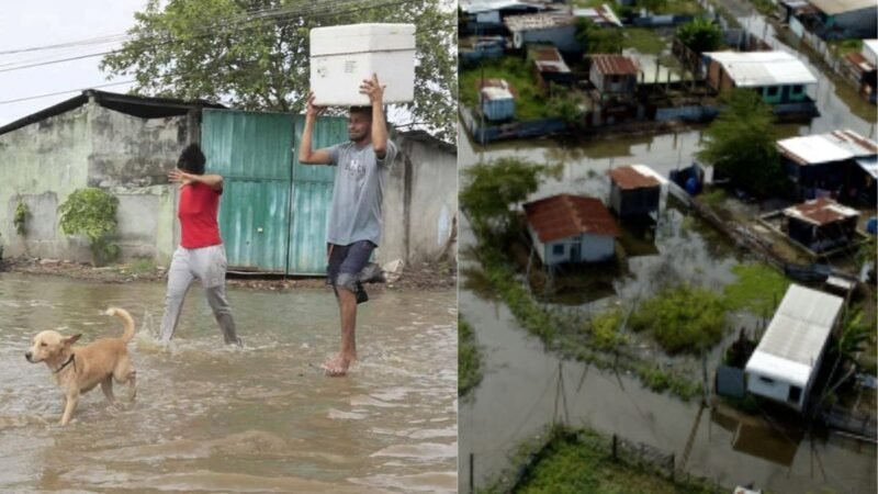 Ciudad de Montería hundida por el agua deja decenas de damnificados en Colombia