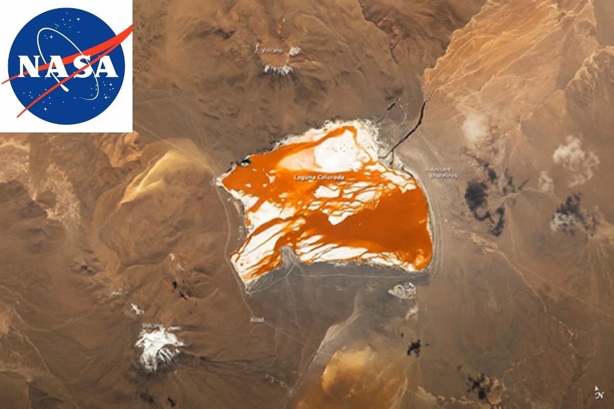 La reciente captura de una enorme mancha naranja en Sudamérica por parte de la NASA