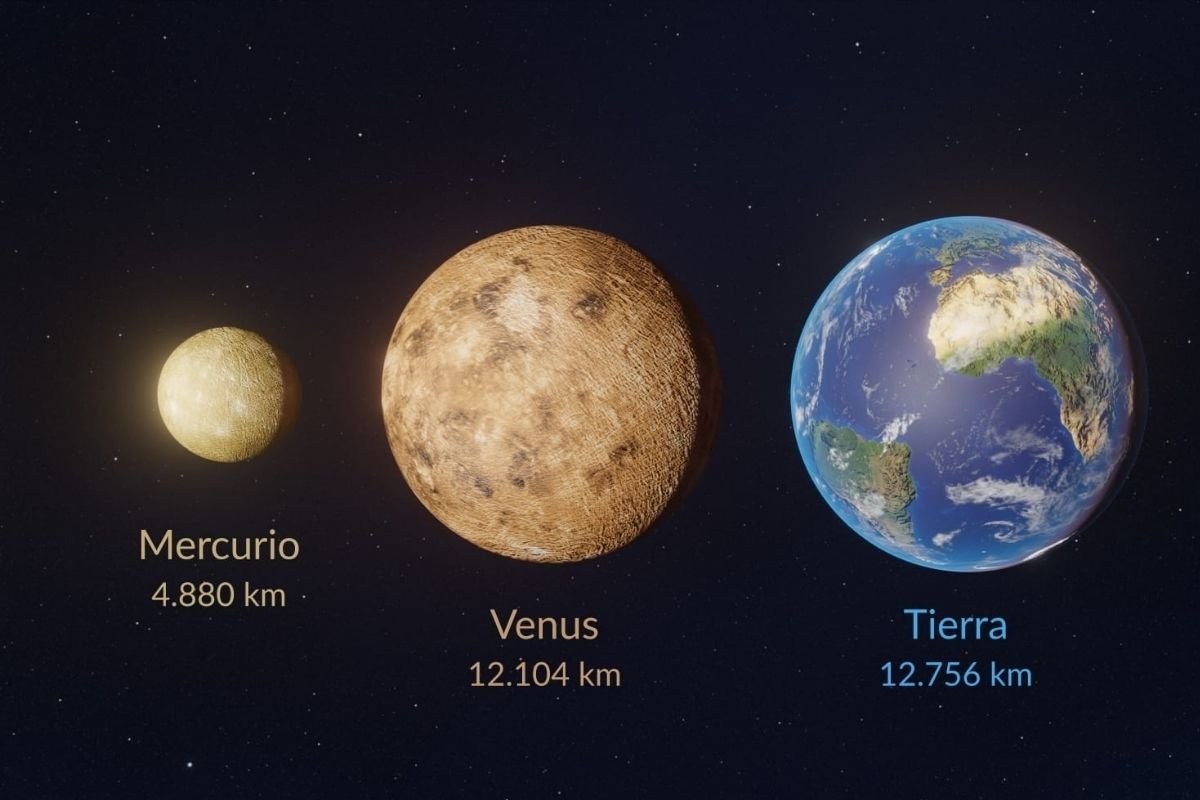 Mercurio Venus y Tierra: Los tres planetas solares y sus características