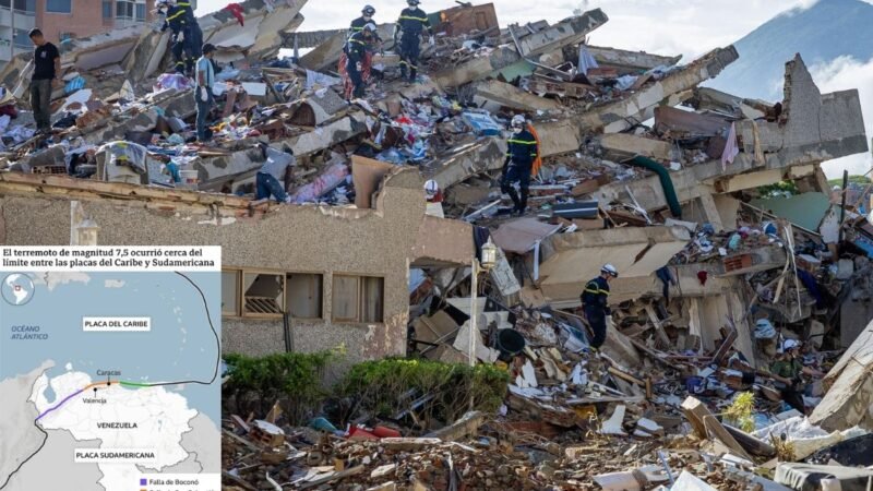 Los terremotos que afectaron a Venezuela hace una semana