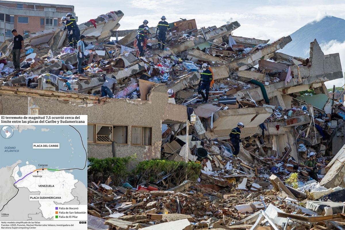 Los terremotos que afectaron a Venezuela hace una semana
